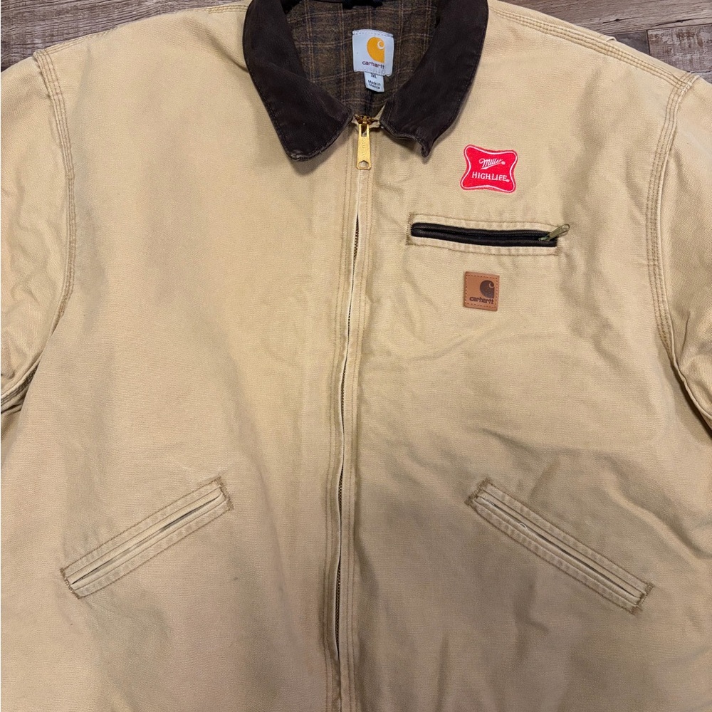 Vintage Carhartt Detroit X Miller Highlife